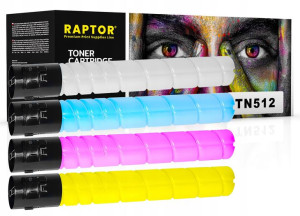 4x Toner Do Konica Minolta Bizhub C454 C454e Tn512