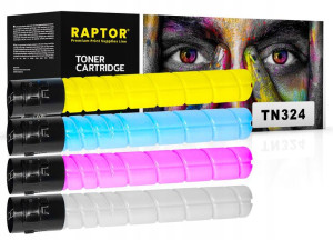 4x Toner Do Konica Minolta Bizhub C258 C368 Tn324