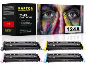 4x Toner Do Hp Q6000 124a 1600 2605 Cm1015