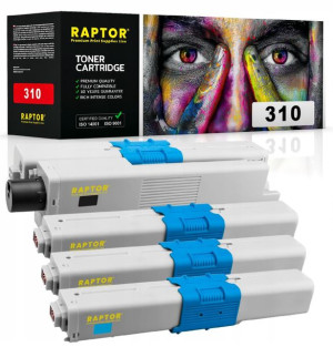 4x Toner Do Oki C310 Mc562dnw C310dn C330dn C331dn