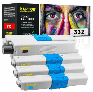4x Toner Do Oki C301dn C321dn Mc332dn Zestaw