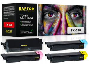 4x Toner Do Kyocera Tk-590 C2026 C2126 C2526