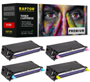 4x Toner Do Xerox Phaser 6180 6180d 6180dn Cmyk