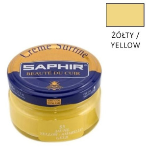 Saphir BDC Creme Pommadier Yellow Krem do skóry nr 53 żółty, 50 ml