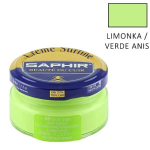 Saphir BDC Creme Pommadier Verde anis Krem do skóry nr 68 limonka, 50 ml
