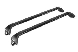 Nordrive N15010 "snap-fit" Telescopic Steel Bars 80-110cm Black Color