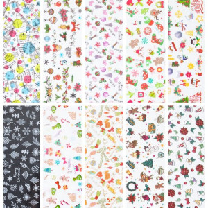 Folie transferowe Christmas 10 sztuk po 100 cm 12-01