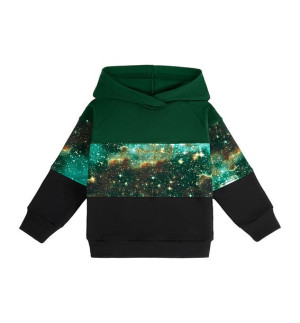 Bluza 3 kolory zielona Galaktyka  140
