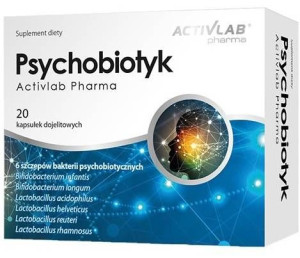 Psychobiotyk - Bakterie Probiotyczne - Suplement Diety 20 kaps - ActivLab