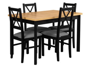 Zestaw Stół z krzesłami LOFT do kuchni jadalni L003
