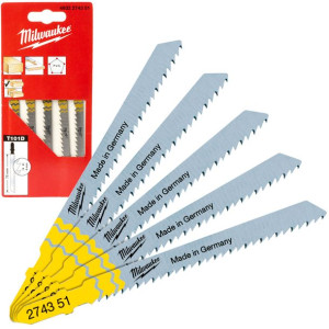 5x brzeszczot do drewna i PVC 75mm T101D Milwaukee