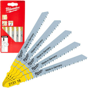5x brzeszczot do drewna 75mm T144D Milwaukee