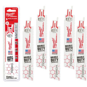 5x Brzeszczot TORCH metal 150mm 18TPI Milwaukee