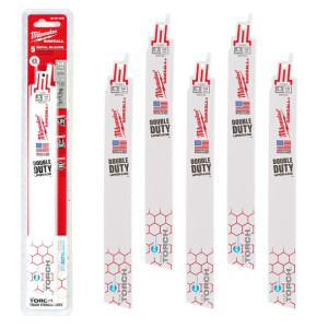 5x Brzeszczot TORCH metal 230mm 14TPI Milwaukee