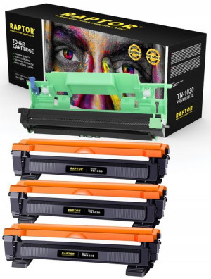 Zestaw Bęben + 3x Toner Do Brother Tn-1030 Dr-1030