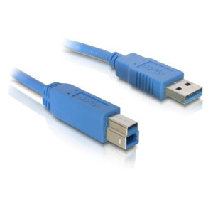 Kabel do drukarki Gembird USB-B 1.8m niebieski