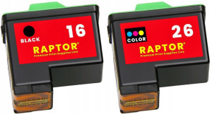 2x Tusz Do Lexmark 16 | 26 Z34 Z35 Z515 Z517 Z601