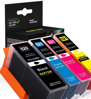 4x Tusz Do Canon Pixma Mp550 Mp560 Pgi-521 Cli-520