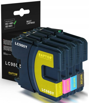 4x Tusz Do Brother Lc980 Dcp-145c Dcp-165c Dcp195c