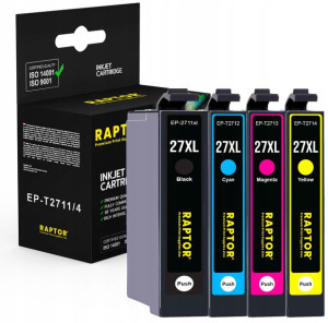 4x Tusz do Epson 27XL T2711 WF3620DWF WF3620WF
