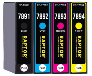 4x Tusz Do Epson T7891 Wf-510 Wf-5190 Wf-5690