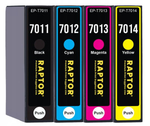 4x Tusz Do Epson T7011 Wp4525dnf Wp4530 Wp4533
