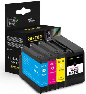 4x TUSZ DO HP 932 XL 933 XL 7610 Wide Format