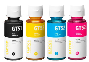 4x TUSZ do HP DeskJet GT5820 Smart Tank 615 618