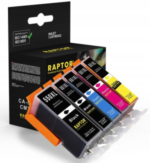 5x Tusz 550xl 551xl Do Canon Ip7250 Mg5650 Mg5550