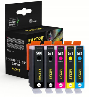 5x Tusz Do Canon Pgi580 Cli581 Xxl Ts9150 Ts9155