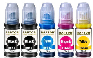 5x TUSZ DO EPSON 664 L3050 L3060 L3070 komplet