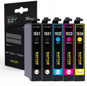5x Tusz do Epson T1631 T1632 T1633 T1634 komplet