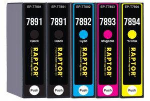 5x Tusz Do Epson T7891 Wf5690dwf Wf5190dw Wf5110dw