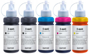5x Tusz Do Epson L382 L3070 L3050 L3060 L210 L386