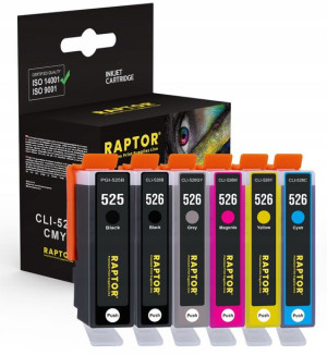 6x Tusz Do Canon Cli526 Pgi525 Mg8250 Mg6150