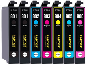 7x Tusz Do Epson Px830fwd R265 R285 R360 Komplet