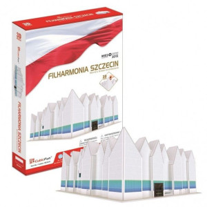 Puzzle 3d Filharmonia Szczecińska 98 Elementów