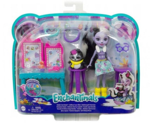 Lalka Enchantimals Toaletka Sage Skunk