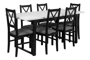 Zestaw Stół z krzesłami LOFT do kuchni jadalni L005