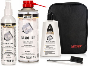 Wahl Moser Blade Care Set- Cleaning, Oil, Ice +bag