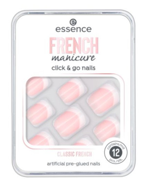 Essence Sztuczne Paznokcie French Click Go 01 Classic French