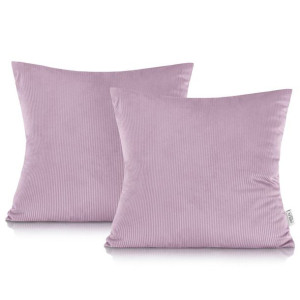 AmeliaHome Poszewka DUFFY z wypełnieniem 45X45 różowa