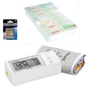 ZESTAW Ciśnieniomierz microlife BP A1 Basic + kasetka tygodniowa 7/2 dwie p