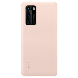 Futerał oryginalny do HUAWEI P40 Silicone Protective Case 51993729 różowy