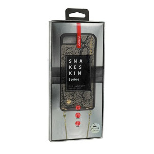 Torebka SNAKE Etui Skórzane do iPhone XR Szara