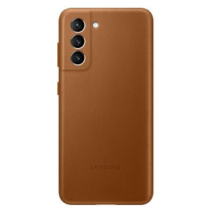 Futerał oryginalny SAMSUNG S21 Plus SAMSUNG Leather Cover ef-vg996la BRĄZOW