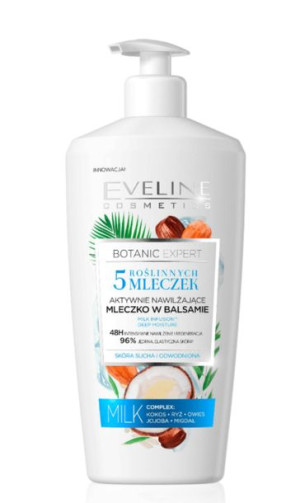 Eveline Mleczko Do Ciała 5 Mleczek Roślinnych 350ml