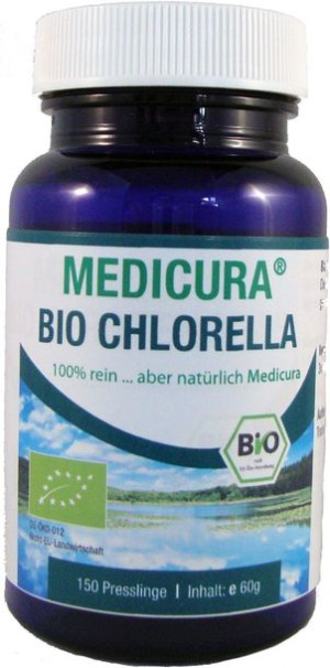Chlorella W Pastylkach (glony) Bio 60 G (150 Szt.) - Medicura