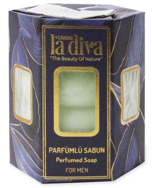 Mydło W Kostce Twist Dla Mężczyzn Perfumowane (4 X 45 G) 180 G - La Diva