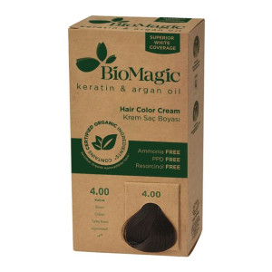 Farba Do Włosów Brąz (4.00) 250 G - Biomagic